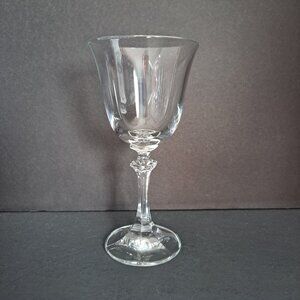 Royal Bavarian Crystal Wine Water Glass 6.5" Faceted Stemware Goblet Germany